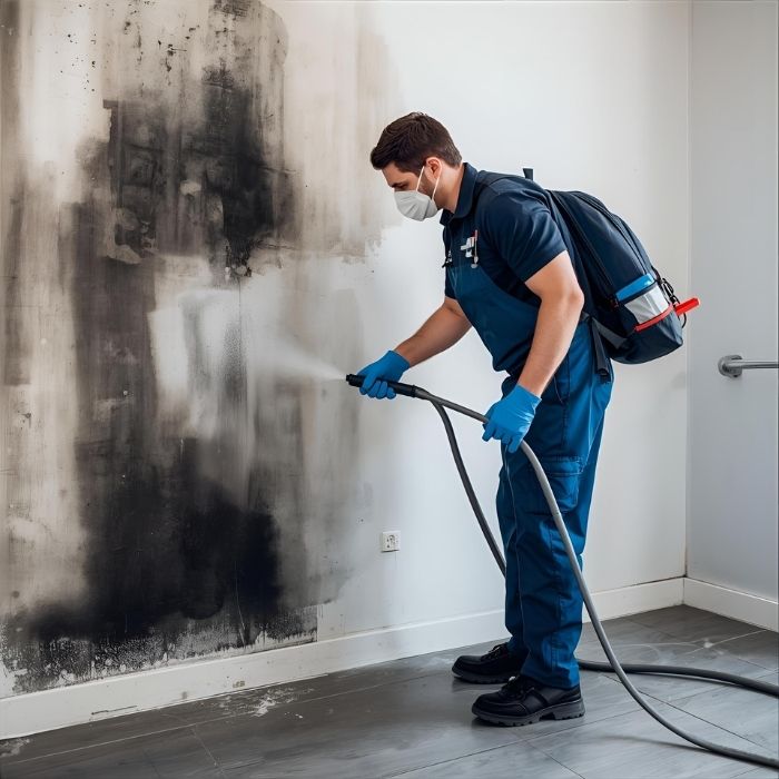 شركة تنظيف بعد الحريق